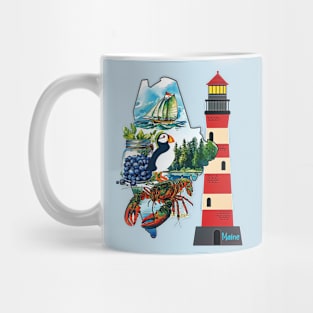 The State Of Maine Mug